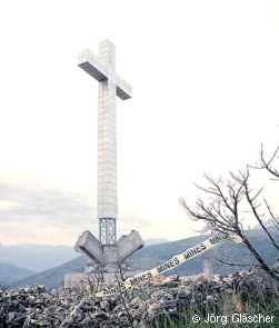 Kreuz bei Mostar